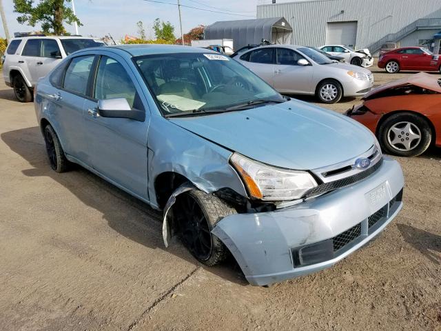 1FAHP34N78W160400 - 2008 FORD FOCUS S/SE BLUE photo 1