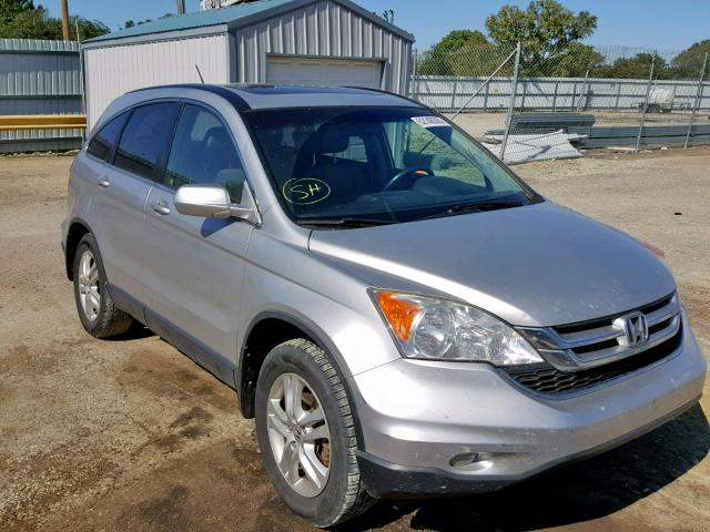 JHLRE4H71BC024572 - 2011 HONDA CR-V EXL SILVER photo 1