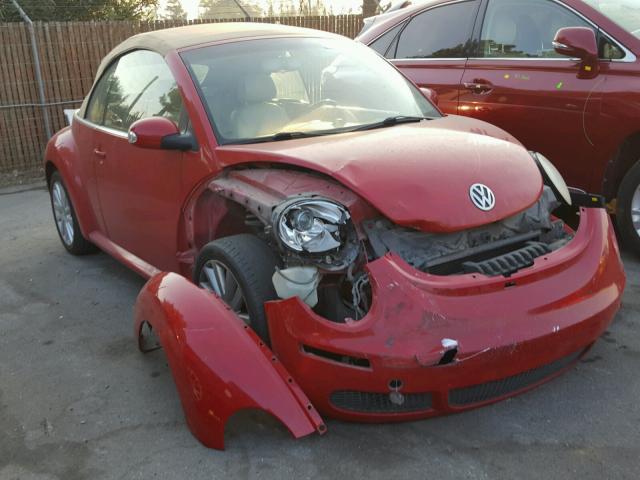 3VWRG31Y58M413272 - 2008 VOLKSWAGEN NEW BEETLE RED photo 1