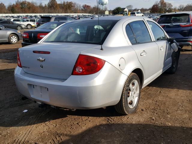 1G1AL58F487116640 - 2008 CHEVROLET COBALT LT SILVER photo 4