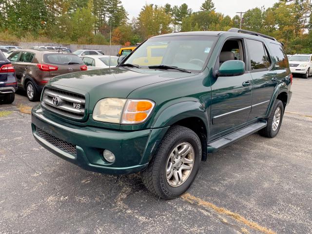 5TDBT48A44S232365 - 2004 TOYOTA SEQUOIA LI GREEN photo 2