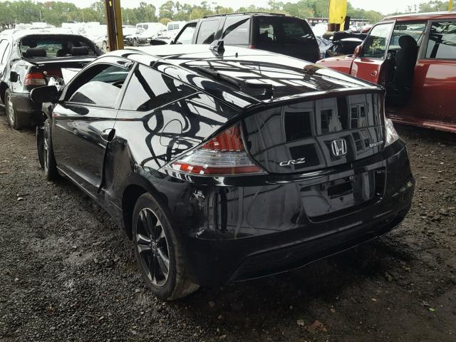 JHMZF1D4XFS000317 - 2015 HONDA CR-Z BLACK photo 3