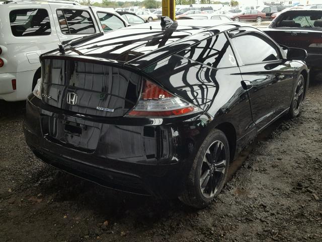 JHMZF1D4XFS000317 - 2015 HONDA CR-Z BLACK photo 4