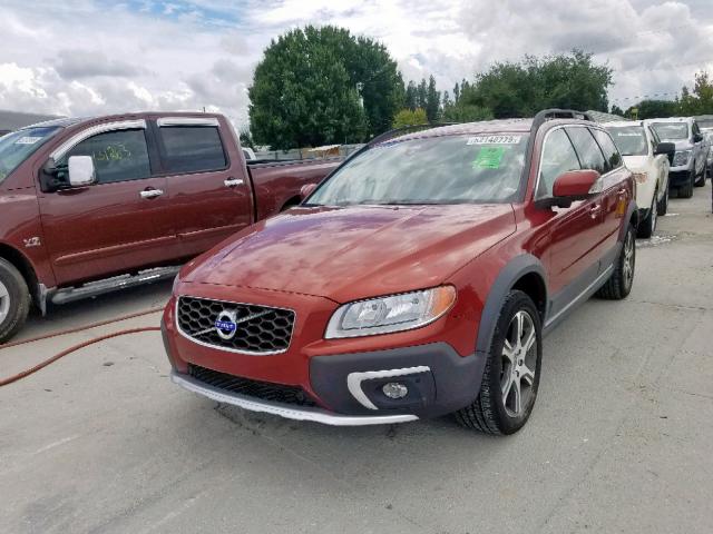 YV4902NK3F1227177 - 2015 VOLVO XC70 T6 PR RED photo 2