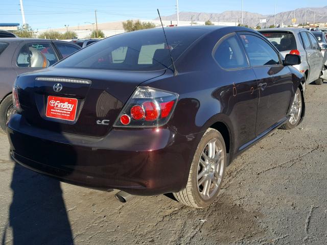 JTKDE167880240995 - 2008 TOYOTA SCION TC 栗色 照片 4