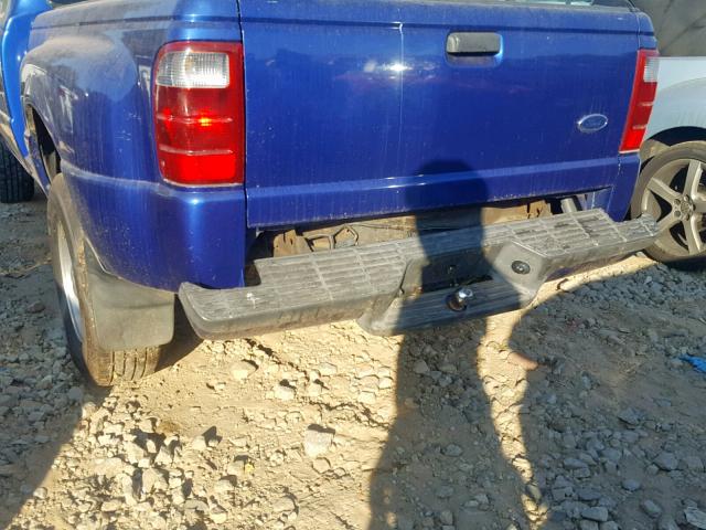 1FTYR10U23PB75976 - 2003 FORD RANGER BLUE photo 9