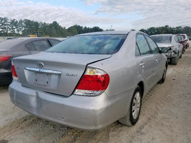 4T1BE32K26U720777 - 2006 TOYOTA CAMRY LE SILVER photo 4