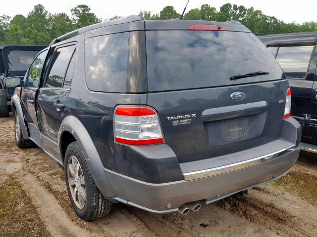 1FMDK02W58GA10129 - 2008 FORD TAURUS X S GRAY photo 3