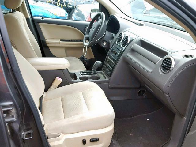 1FMDK02W58GA10129 - 2008 FORD TAURUS X S GRAY photo 5