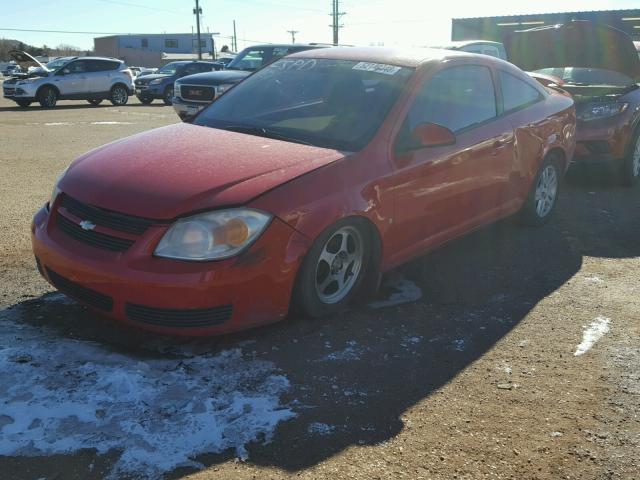 1G1AL15F077114931 - 2007 CHEVROLET COBALT LT RED photo 2