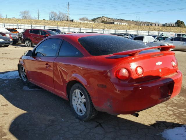 1G1AL15F077114931 - 2007 CHEVROLET COBALT LT RED photo 3