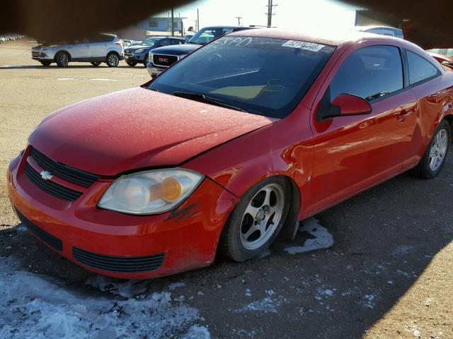 1G1AL15F077114931 - 2007 CHEVROLET COBALT LT RED photo 9