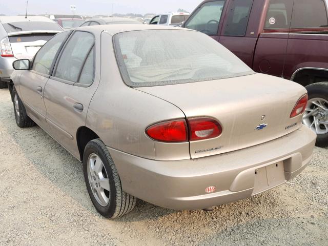 1G1JF52T6Y7366547 - 2000 CHEVROLET CAVALIER L GOLD photo 3