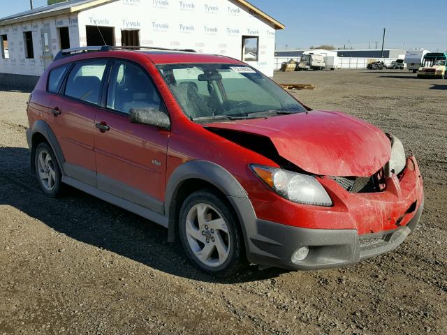 5Y2SM62844Z436726 - 2004 PONTIAC VIBE RED photo 1