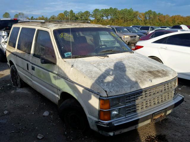 2B4FK41G8GR684087 - 1986 DODGE CARAVAN SE WHITE photo 1