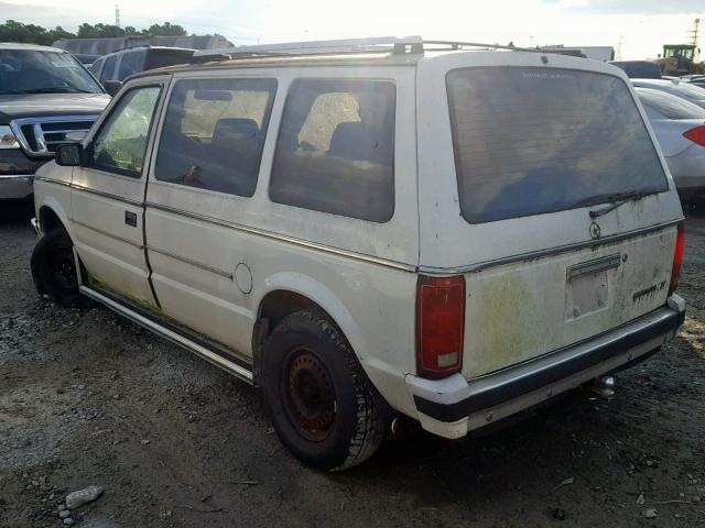 2B4FK41G8GR684087 - 1986 DODGE CARAVAN SE WHITE photo 3