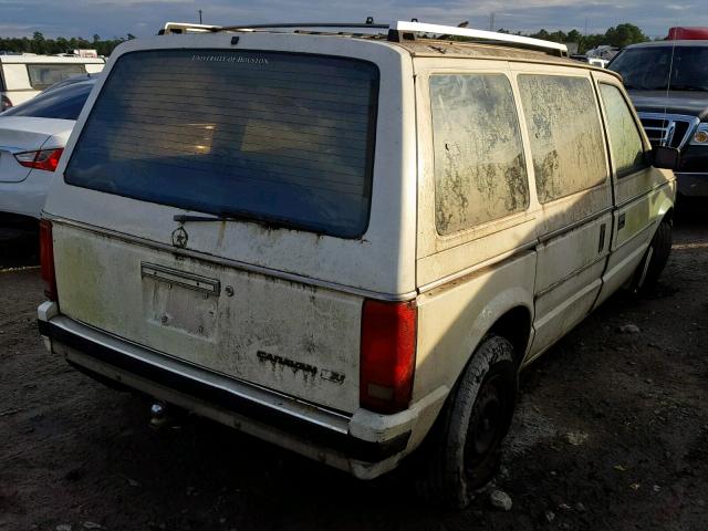 2B4FK41G8GR684087 - 1986 DODGE CARAVAN SE WHITE photo 4