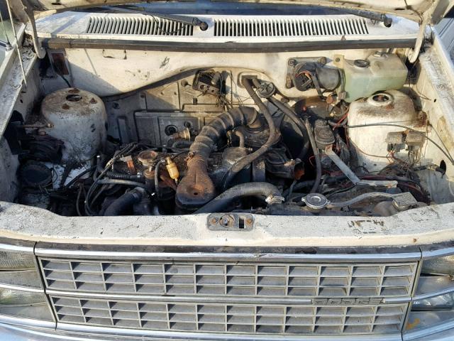 2B4FK41G8GR684087 - 1986 DODGE CARAVAN SE WHITE photo 7