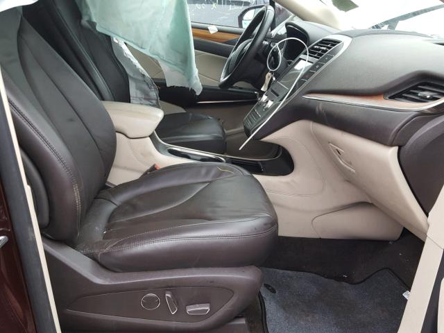 5LMCJ2C96HUL50326 - 2017 LINCOLN MKC SELECT 勃艮第红 照片 5