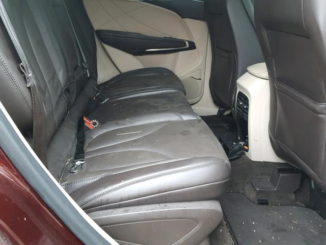 5LMCJ2C96HUL50326 - 2017 LINCOLN MKC SELECT 勃艮第红 照片 6