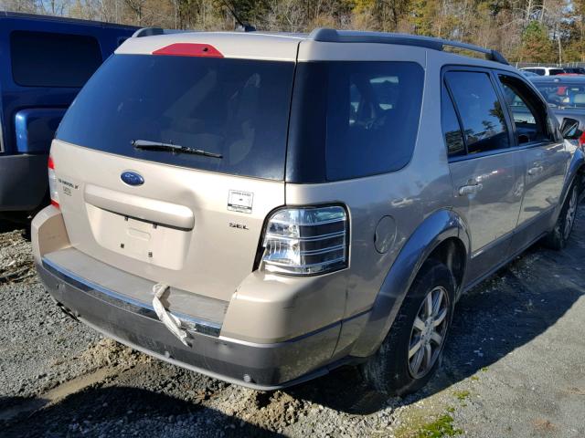 1FMDK02W38GA05737 - 2008 FORD TAURUS X S BEIGE photo 4