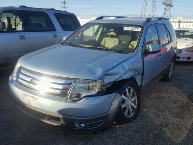 1FMDK02W29GA01258 - 2009 FORD TAURUS X S BLUE photo 2