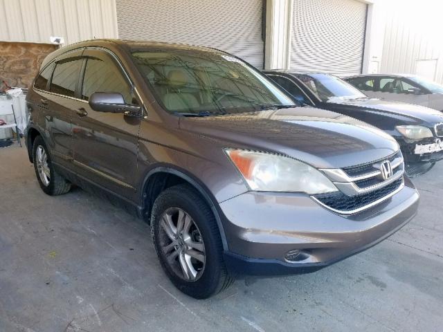 5J6RE4H71AL097205 - 2010 HONDA CR-V EXL BROWN photo 1