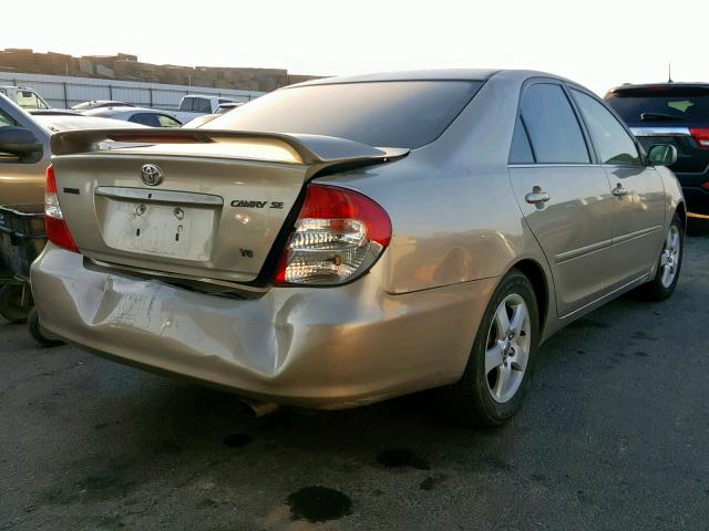 4T1BF30K12U501349 - 2002 TOYOTA CAMRY LE GOLD photo 4