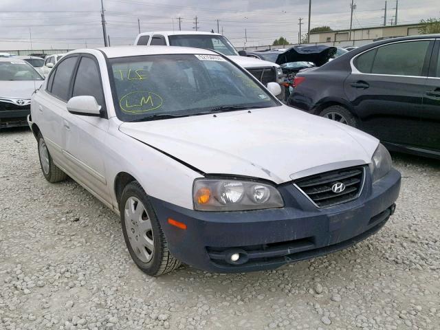 KMHDN46D06U263218 - 2006 HYUNDAI ELANTRA GL WHITE photo 1