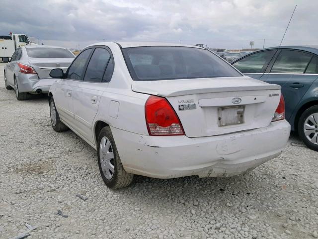 KMHDN46D06U263218 - 2006 HYUNDAI ELANTRA GL WHITE photo 3