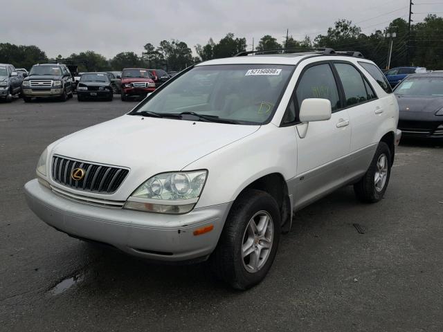 JTJGF10U210110486 - 2001 LEXUS RX 300 WHITE photo 2