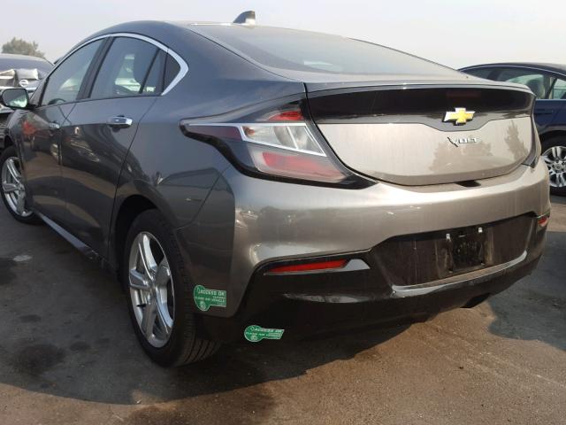 1G1RC6S50HU202747 - 2017 CHEVROLET VOLT LT GRAY photo 3