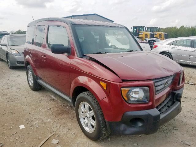 5J6YH28758L020189 - 2008 HONDA ELEMENT EX MAROON photo 1