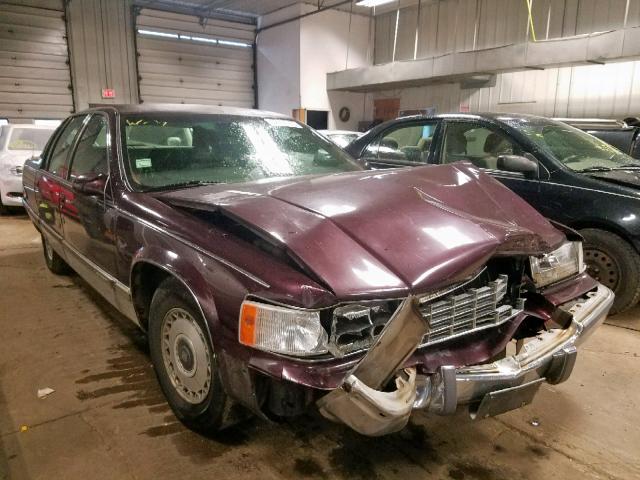 1G6DW52P11R714066 - 1996 CADILLAC FLEETWOOD BURGUNDY photo 1