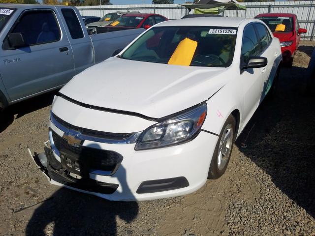 1G11A5SL0EF277735 - 2014 CHEVROLET MALIBU LS WHITE photo 2