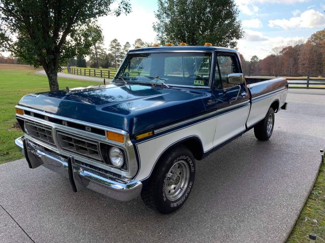 F15SP080230 - 1977 FORD F-150 BLUE photo 2