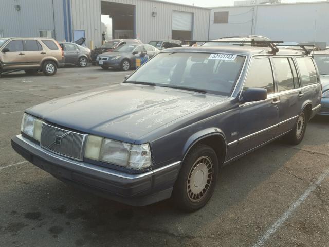 YV1GA8759J0016625 - 1988 VOLVO 760 GLE BLUE photo 2