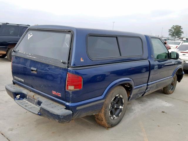 1GTCS144XX8518123 - 1999 GMC SONOMA BLUE photo 4