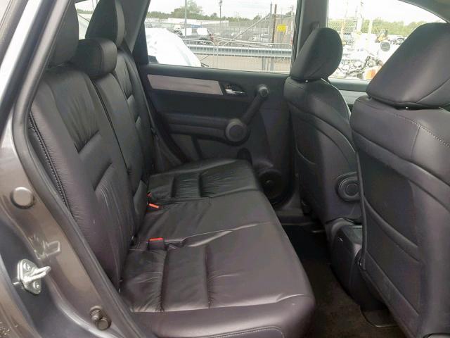 5J6RE4H73AL031996 - 2010 HONDA CR-V EXL GRAY photo 6