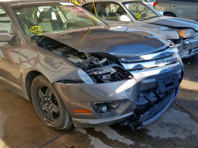 3FAHP0HA3BR161723 - 2011 FORD FUSION SE GRAY photo 9