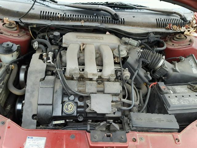 1MELM53S3TG632626 - 1996 MERCURY SABLE LS RED photo 7