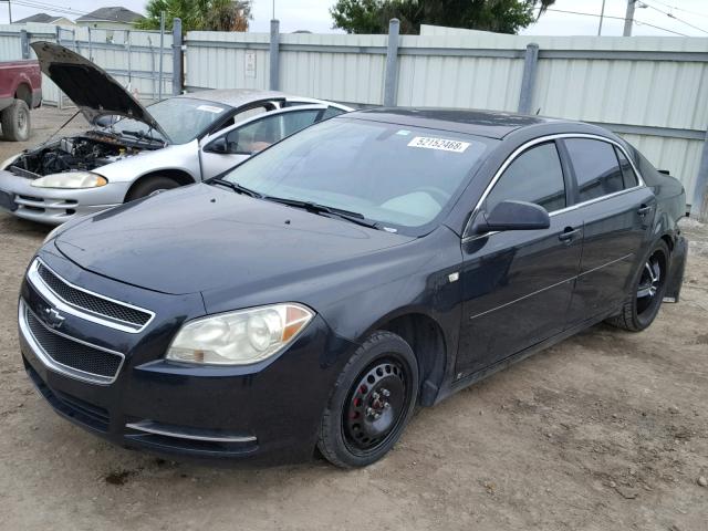 1G1ZG57B28F159319 - 2008 CHEVROLET MALIBU LS 黑色 照片 2