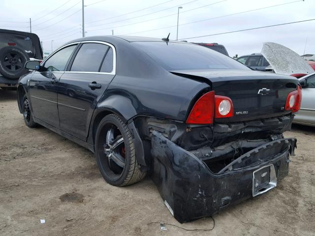 1G1ZG57B28F159319 - 2008 CHEVROLET MALIBU LS 黑色 照片 3