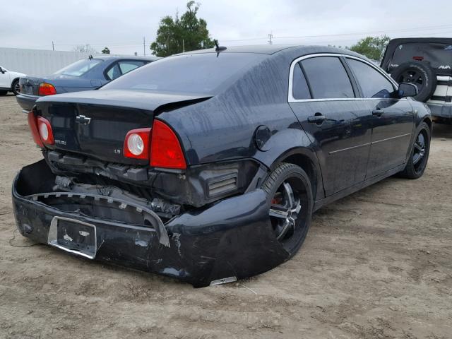 1G1ZG57B28F159319 - 2008 CHEVROLET MALIBU LS 黑色 照片 4
