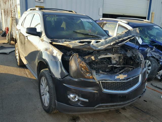 2CNFLNEY7A6240115 - 2010 CHEVROLET EQUINOX LT BLACK photo 1