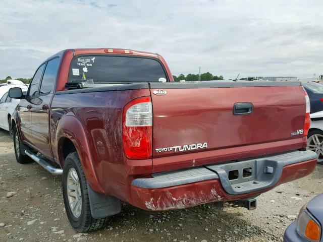 5TBET38136S530358 - 2006 TOYOTA TUNDRA DOU MAROON photo 3