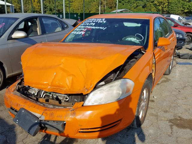 2G1WS581769416469 - 2006 CHEVROLET IMPALA POL ORANGE photo 2