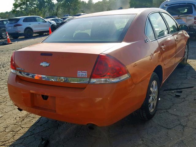 2G1WS581769416469 - 2006 CHEVROLET IMPALA POL ORANGE photo 4