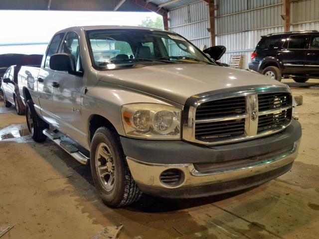 1D7HA18N78S613535 - 2008 DODGE RAM 1500 S SILVER photo 1