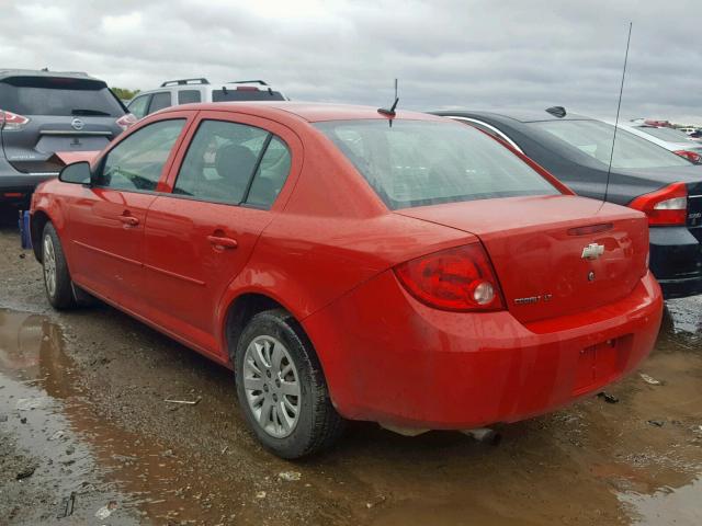 1G1AD5F58A7144597 - 2010 CHEVROLET COBALT 1LT RED photo 3